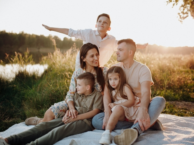 Family photo session in Bali